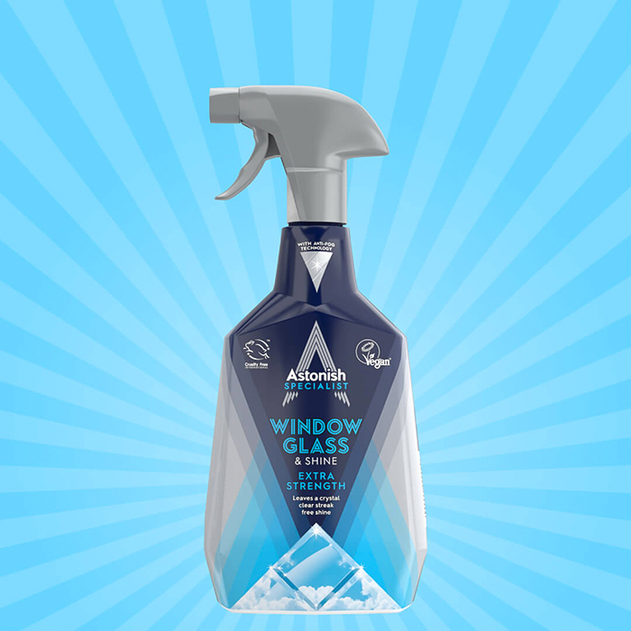 Средство Astonish для мытья окон и стекол с эффектом антизапотевания, 750 мл - 